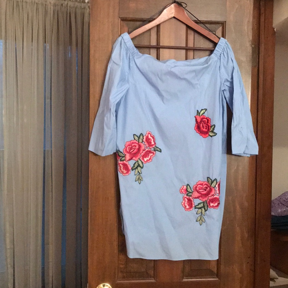 Zara Woman Off the Shoulder Dress